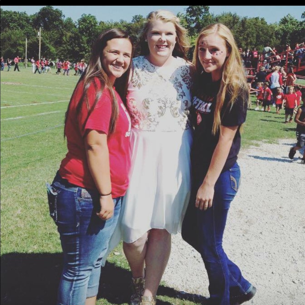 White homecoming dress